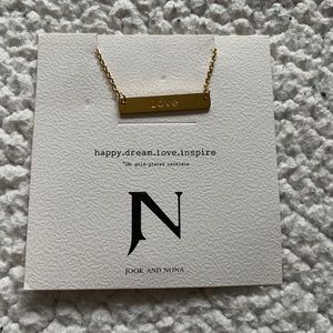 Jook and Nona Love Gold Necklace